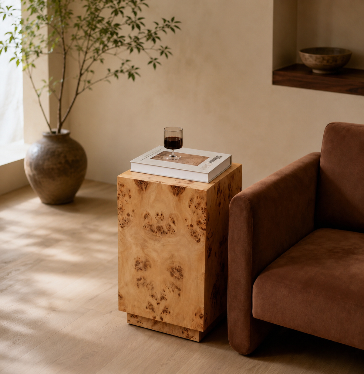 Orla Burl Wood Table