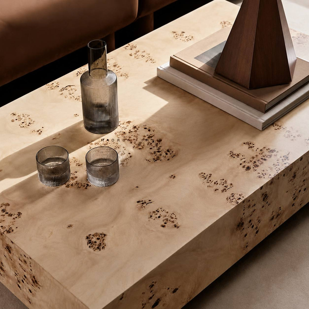 Orla Burl Wood Table